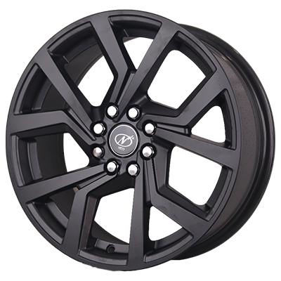 16x6.5 Pulse 4x100x108 Full Satin Black