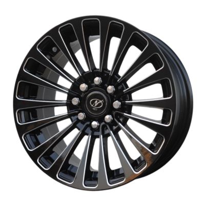 15x6.5 OSCAR 4x100x108 Black Milled