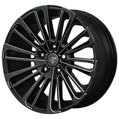 17x7.5 Chocolate 5x139.7 Black Milled